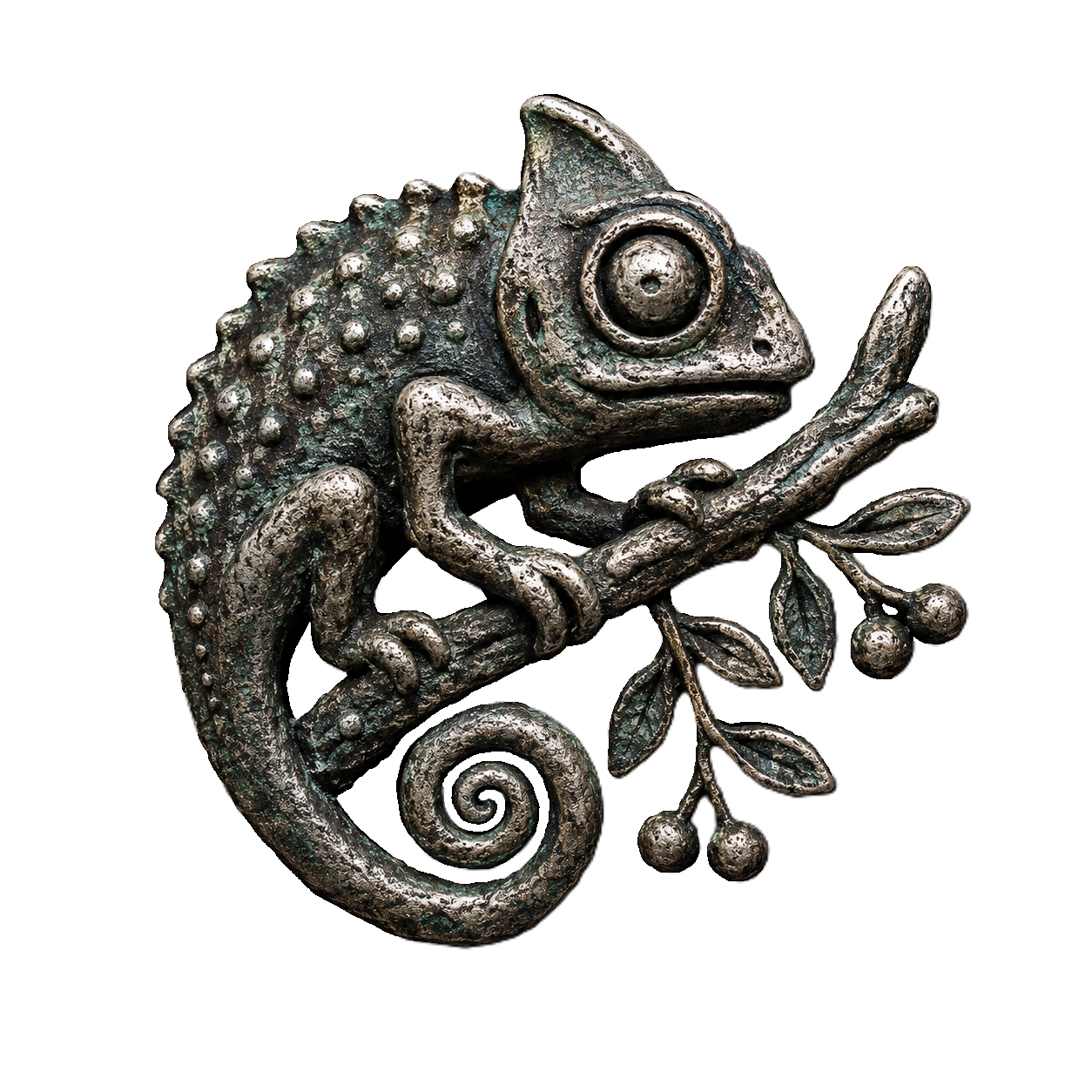 Broche de camaleão